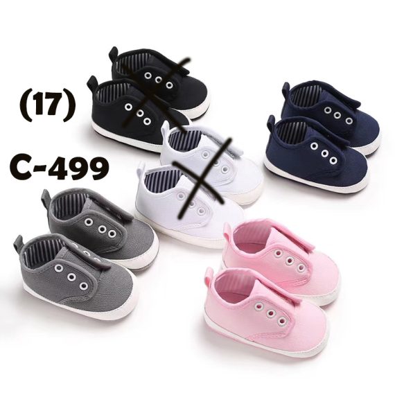 Mix & Max Baby Shoes 3 Sizes 1/2/3 (from Zero to 18 Months) #C499