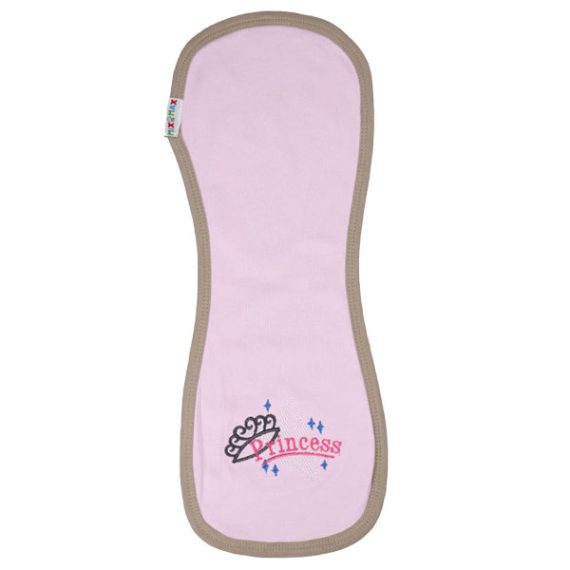 Two-layer interlock embroidered abrasive towels