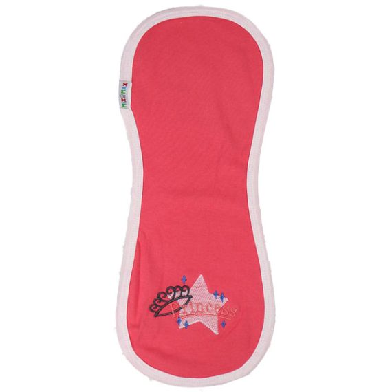 Two-layer interlock embroidered abrasive towels