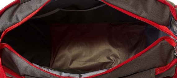 Mix & Max Leather Diaper Shoulder bag with embroidery ( Home Red #217 )