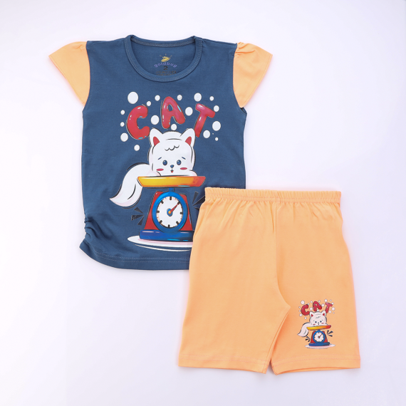Mix & Max Kid Cotton 100% Pajama size 1 Year to 5 Years Old (5 Sizes) - Code 1070