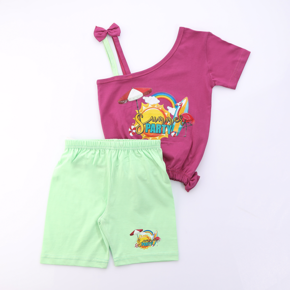 Mix & Max Kid Cotton 100% Pajama size 1 Year to 5 Years Old (5 Sizes) - Code 1100