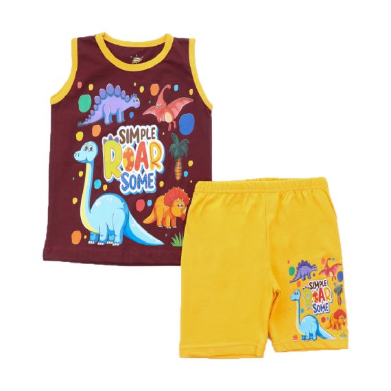 Mix & Max Kid Cotton 100% Pajama size 1 Year to 5 Years Old (5 Sizes) - Code 1035