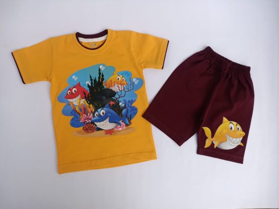 Mix & Max Kid Cotton 100% Pajama size 1 Year to 5 Years Old (5 Sizes) - Code 1045