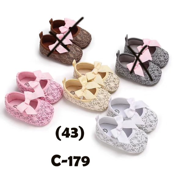 Mix & Max Baby Shoes 3 Sizes 1/2/3 (from Zero to 18 Months) #C179