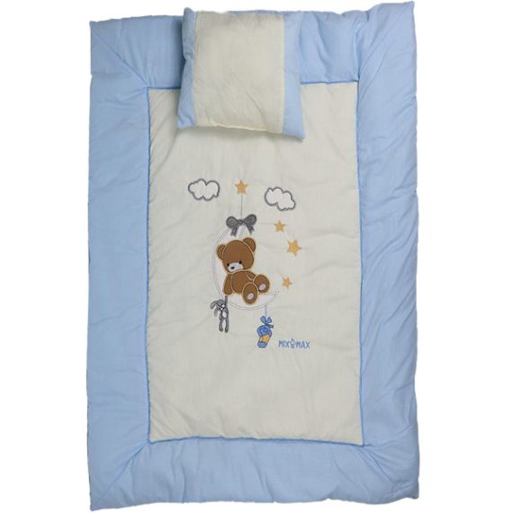 Mix & Max Baby Bedding warmth Soft Baby Blanket with Pillow filled with fiber # 510