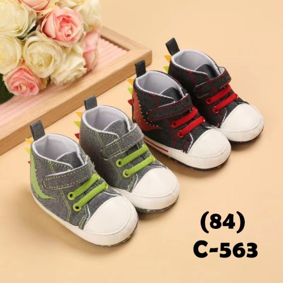 Mix & Max Baby Shoes 3 Sizes 1/2/3 (from Zero to 18 Months) #C563-