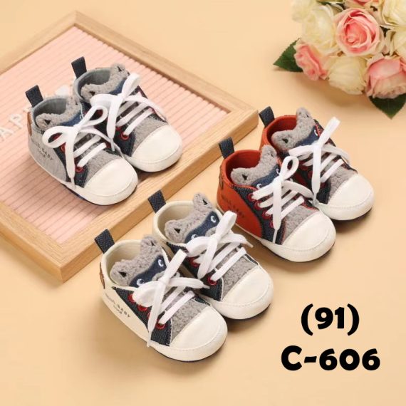 Mix & Max Baby Shoes 3 Sizes 1/2/3 (from Zero to 18 Months) #C606