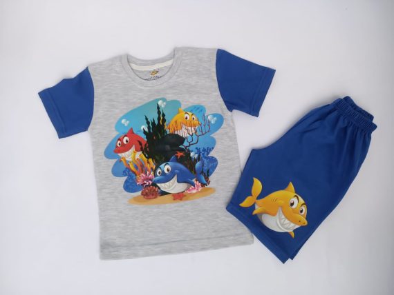 Mix & Max Kid Cotton 100% Pajama size 1 Year to 5 Years Old (5 Sizes) - Code 1040