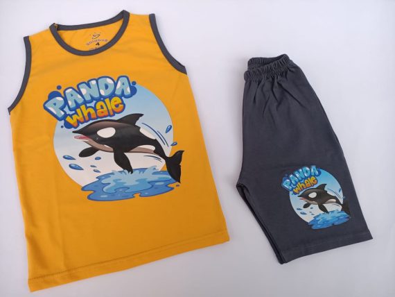 Mix & Max Kid Cotton 100% Pajama size 1 Year to 5 Years Old (5 Sizes) - Code 1055
