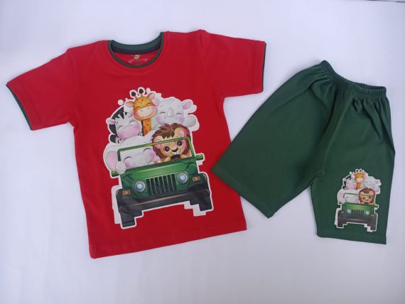 Mix & Max Kid Cotton 100% Pajama size 1 Year to 5 Years Old (5 Sizes) - Code 1020