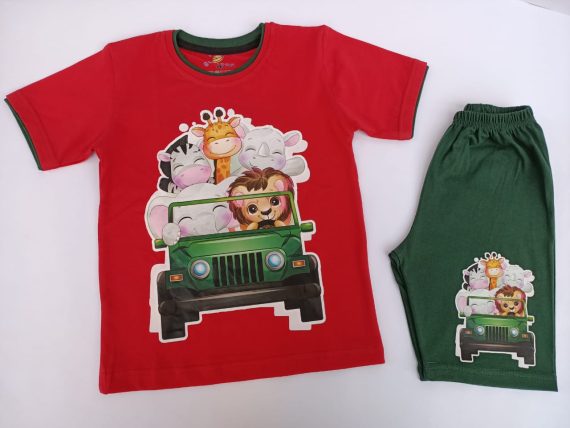 Mix & Max Kid Cotton 100% Pajama size 1 Year to 5 Years Old (5 Sizes) - Code 1020