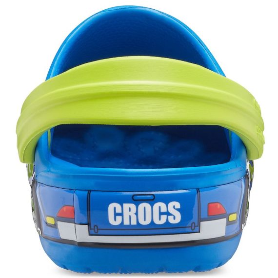 Crocs Disney Cartoon Brand Unisex Kids Clog Shoes .. Size C7 to J3 #28 Blue Car