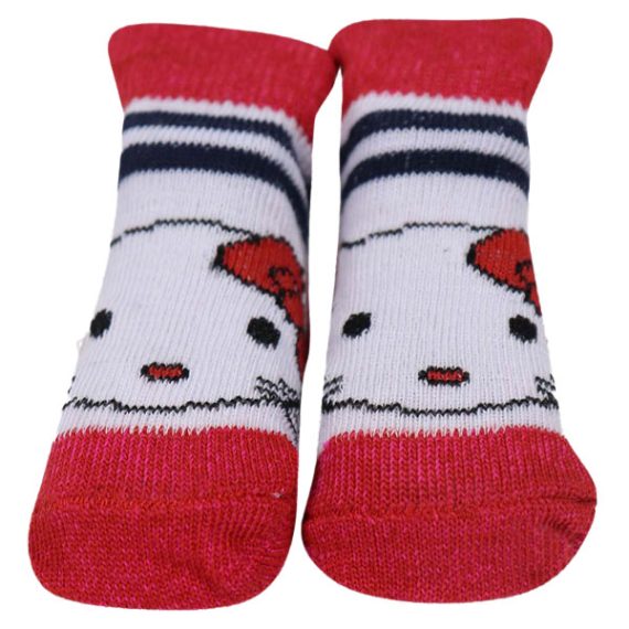 Mix & Max Baby Cotton Girl Socks (3 Pieces) One Baby Size