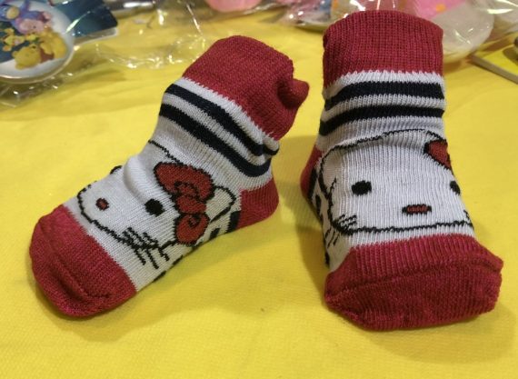 Mix & Max Baby Cotton Girl Socks (3 Pieces) One Baby Size
