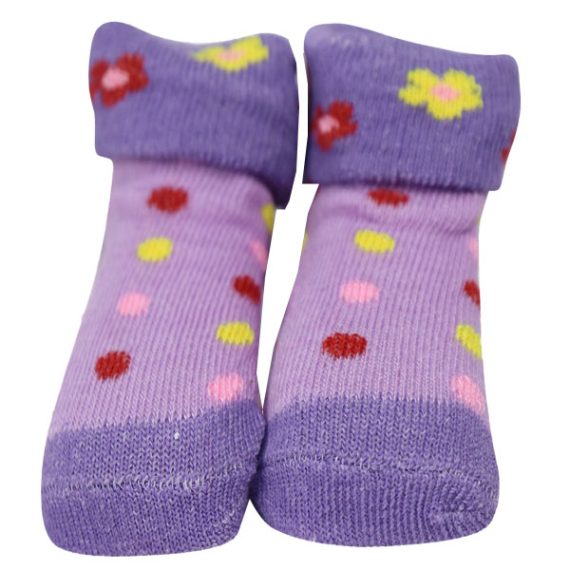 Mix & Max Baby Cotton Girl Socks (3 Pieces) One Baby Size