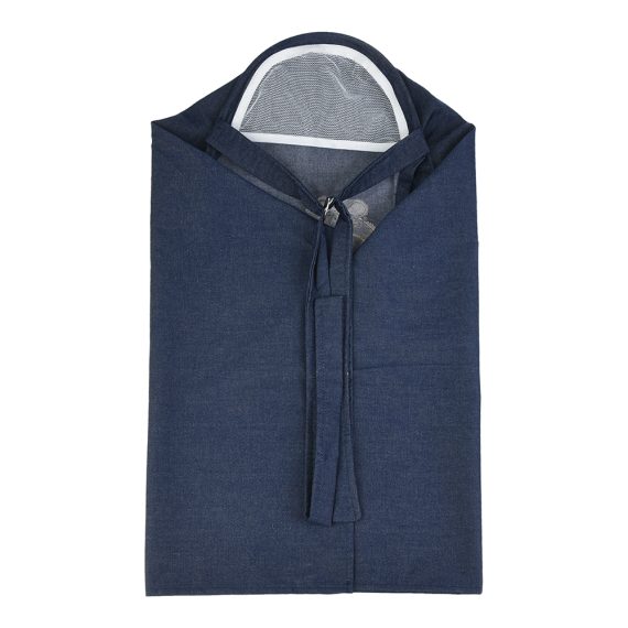 Mix & Max Baby Nursing Jeans Scarf Cover Up Apron for Mum Breastfeeding Cover with embroidery (Privacy Feeding cover) (With mosquito Net Window) #646