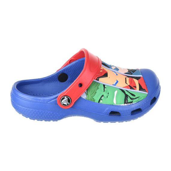 Crocs Disney Cartoon Brand Unisex Kids Clog Shoes .. Size C6 to J3 #50 Blue Avengers