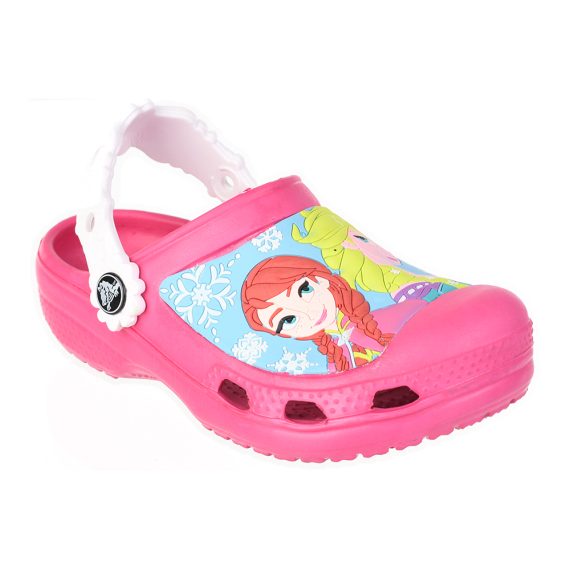 Crocs Disney Cartoon Brand Unisex Kids Clog Shoes .. Size C6 to J3 #47 Fushia