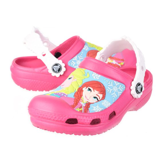 Crocs Disney Cartoon Brand Unisex Kids Clog Shoes .. Size C6 to J3 #47 Fushia