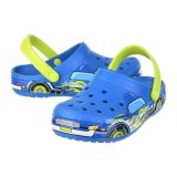 Crocs Disney Cartoon Brand Unisex Kids Clog Shoes .. Size C7 to J3 #28 Blue Car