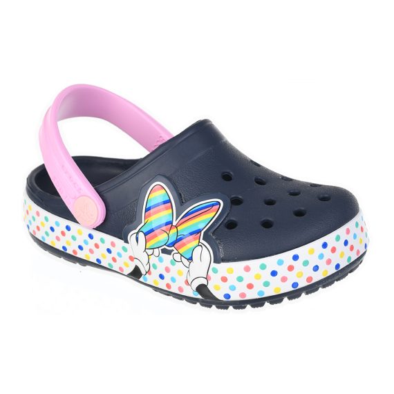 Crocs Disney Cartoon Brand Unisex Kids Clog Shoes .. Size C7 to J3 #21 Navy