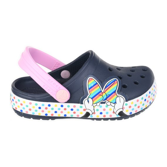 Crocs Disney Cartoon Brand Unisex Kids Clog Shoes .. Size C7 to J3 #21 Navy