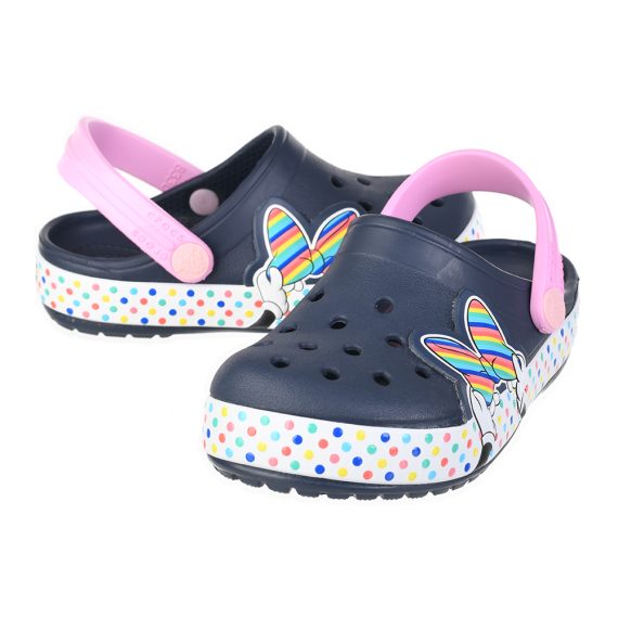 Crocs Disney Cartoon Brand Unisex Kids Clog Shoes .. Size C7 to J3 #21 Navy