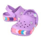Crocs Disney Cartoon Brand Unisex Kids Clog Shoes .. Size C7 to J3 #17 Purple
