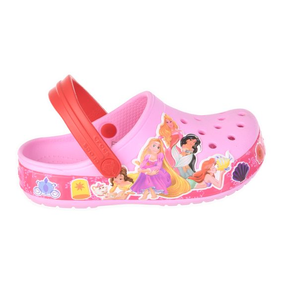 Crocs Disney Cartoon Brand Unisex Kids Clog Shoes .. Size C7 to J3 #26 Pink