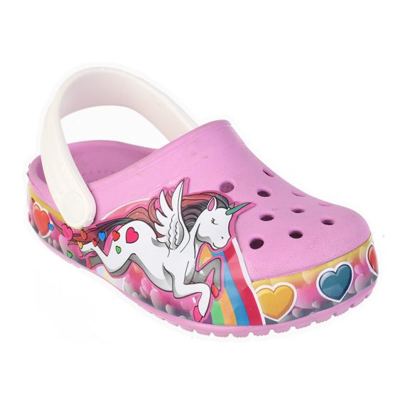 Crocs Disney Cartoon Brand Unisex Kids Clog Shoes .. Size C7 to J3 #13 Pink