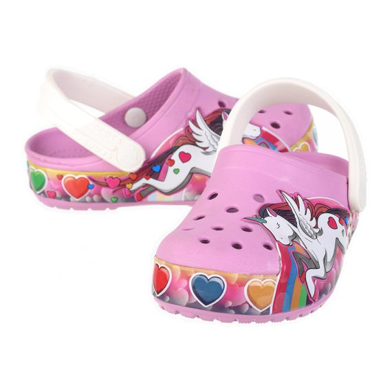 Crocs Disney Cartoon Brand Unisex Kids Clog Shoes .. Size C7 to J3 #13 Pink
