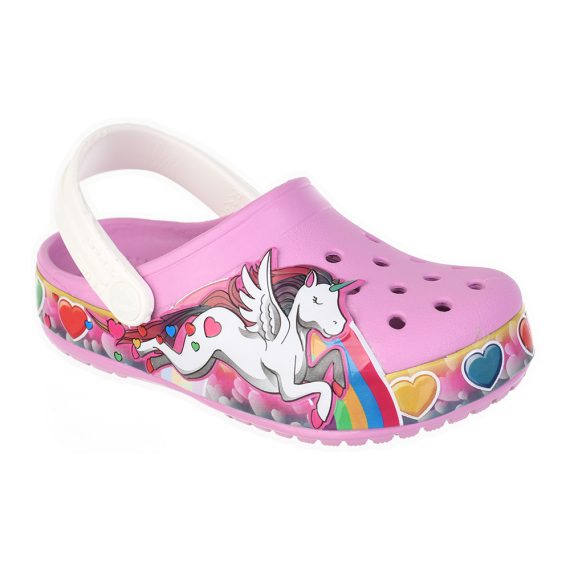 Crocs Disney Cartoon Brand Unisex Kids Clog Shoes .. Size C7 to J3 #24 Pink