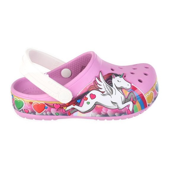Crocs Disney Cartoon Brand Unisex Kids Clog Shoes .. Size C7 to J3 #24 Pink