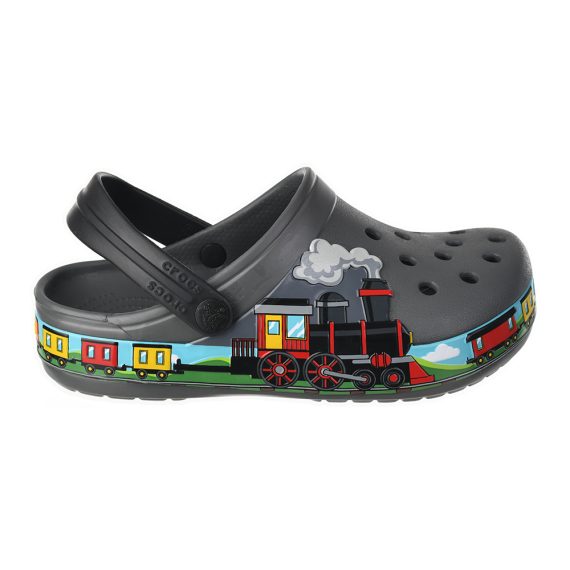 Crocs Disney Cartoon Brand Unisex Kids Clog Shoes .. Size C7 to J3 #14 Train