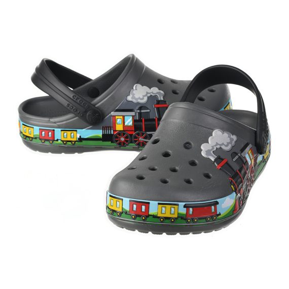 Crocs Disney Cartoon Brand Unisex Kids Clog Shoes .. Size C7 to J3 #14 Train