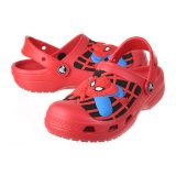 Crocs Disney Cartoon Brand Unisex Kids Clog Shoes .. Size C6 to J3 #51 Spider Red