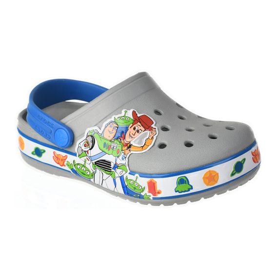 Crocs Disney Cartoon Brand Unisex Kids Clog Shoes .. Size C7 to J3 #30 Grey