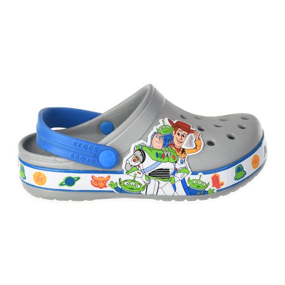 Crocs Disney Cartoon Brand Unisex Kids Clog Shoes .. Size C7 to J3 #30 Grey