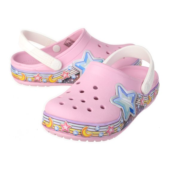 Crocs Disney Cartoon Brand Unisex Kids Clog Shoes .. Size C7 to J3 #23 Pink Star