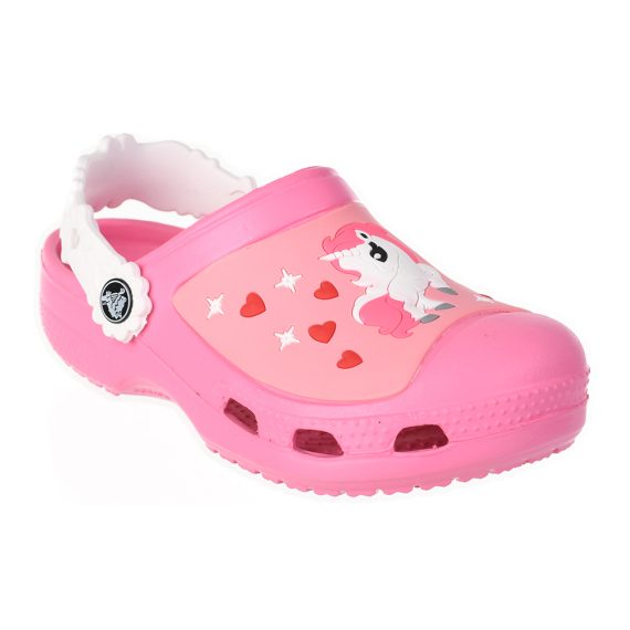 Crocs Disney Cartoon Brand Unisex Kids Clog Shoes .. Size C6 to J3 #48 Pink