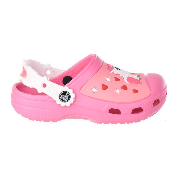 Crocs Disney Cartoon Brand Unisex Kids Clog Shoes .. Size C6 to J3 #48 Pink
