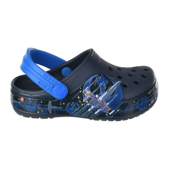 Crocs Disney Cartoon Brand Unisex Kids Clog Shoes .. Size C7 to J3 #18 Navy