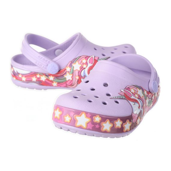 Crocs Disney Cartoon Brand Unisex Kids Clog Shoes .. Size C7 to J3 #11 Unicorn