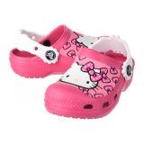 Crocs Disney Cartoon Brand Unisex Kids Clog Shoes .. Size C6 to J3 #49 Fushia Kitty