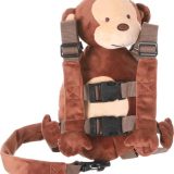 Mix & Max 2-in-1 Child Safety Harness deluxe Animal Shape backpack Cotton 100% - Brown Monkey