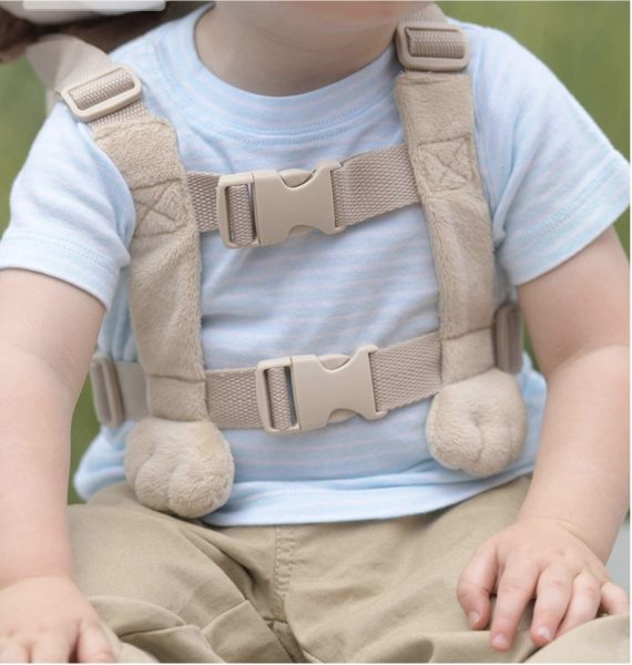 Mix & Max 2-in-1 Child Safety Harness deluxe Animal Shape backpack Cotton 100% - Beige
