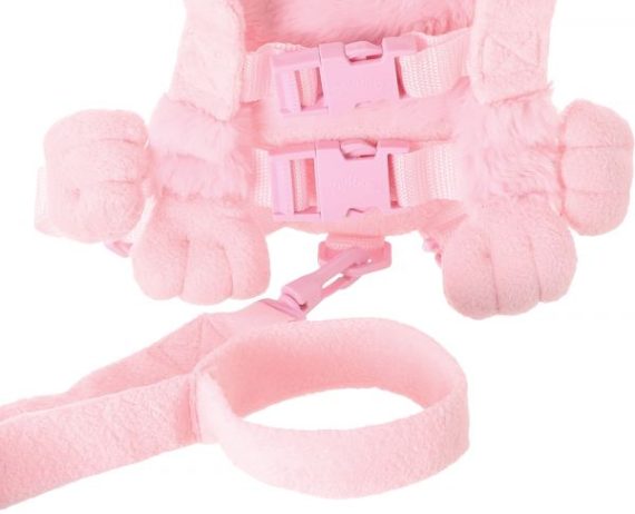 Mix & Max 2-in-1 Child Safety Harness deluxe Animal Shape backpack Cotton 100% - Pinky