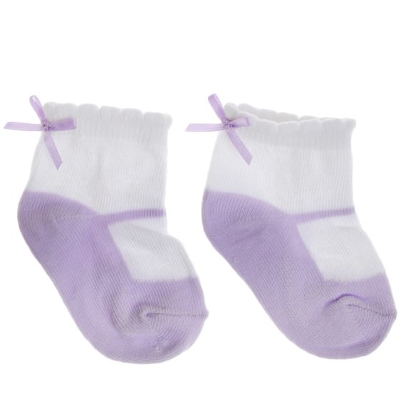 Mix & Max Baby Gift (2 Sets) One size ( Sock + Sortiet Microfiber Headband Elastic Makeup ) - 2 sets
