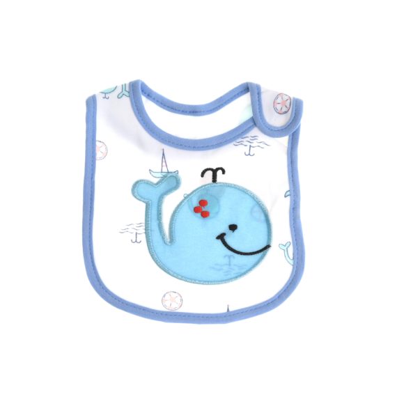 Mix & Max Baby Perfect Gift Set One size (Bib+Sock+Hand Cover) Cotton 100% - Navy Fish